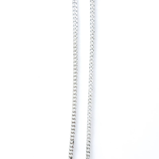 Stříbrný jednoduchý řetízek 45 cm